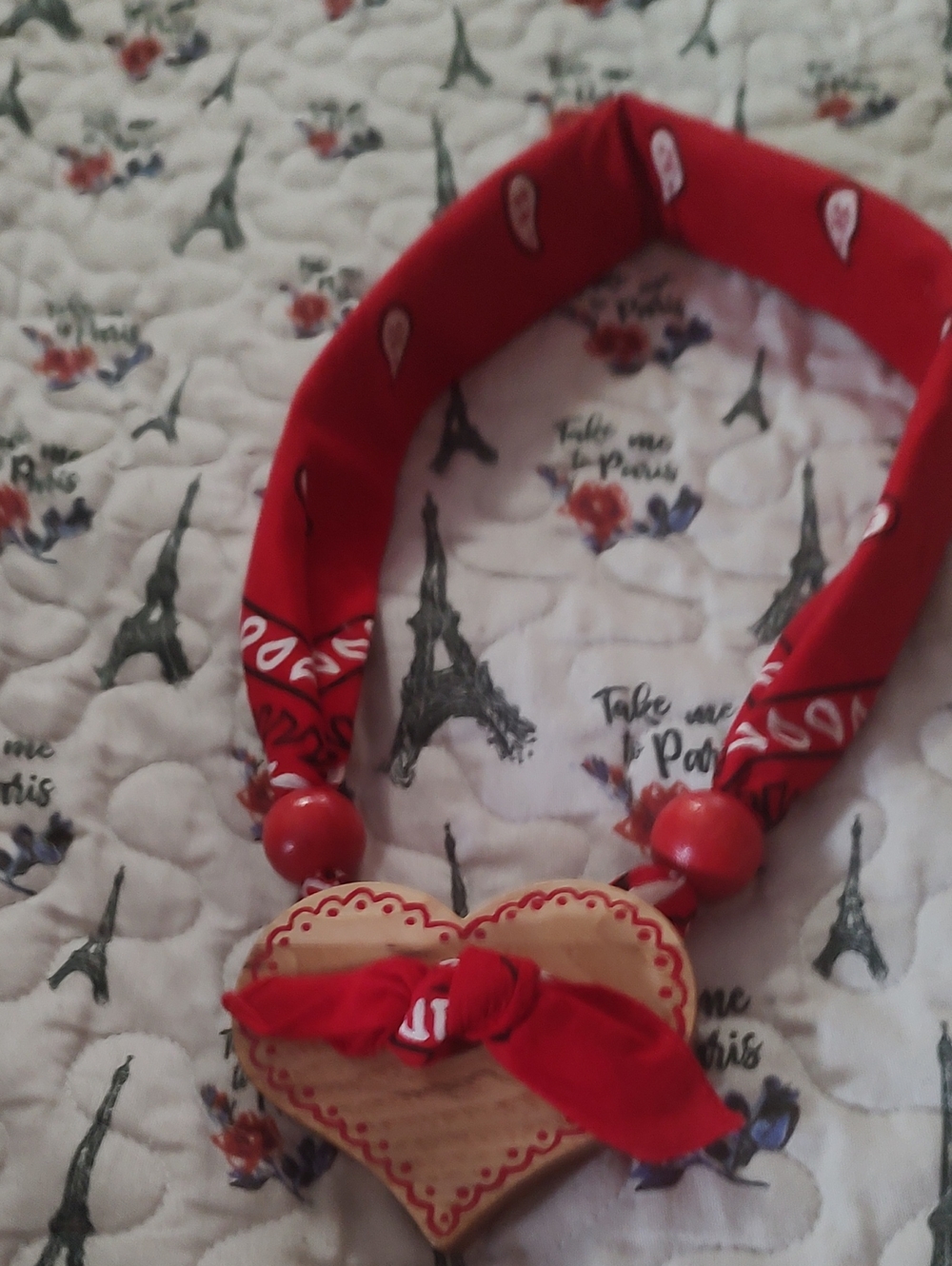♥️ Heart Bandana Necklace for Kids - Charming Accessory
